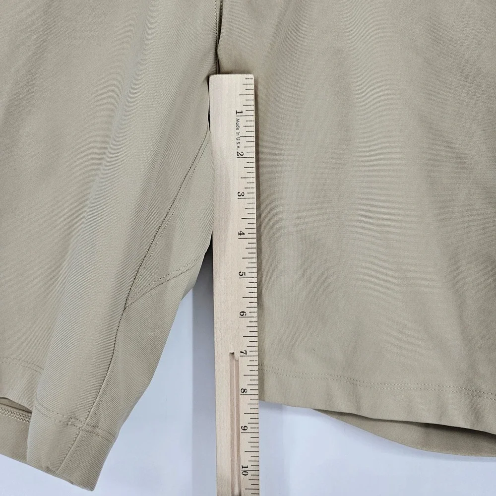 Lululemon Commission Shorts Mens 32 Tan Activewear Athleisure Chino FLAWS